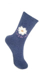 VERA TUCCI DAISY DESIGN WOMEN'S THERMAL WINTER SOCKS RMD2305-06-5 NEW FOR AW23!