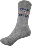 VERA TUCCI WINTER WOMEN'S THERMAL PATTERNED GREY SOCKS RMD2305-06-3 NEW FOR AW23!