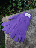 Cashmere MARZIA - Unisex Cashmere Mix Glove - Vera Tucci OriginalsAccessories PURPLE