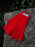 Cashmere MARZIA - Unisex Cashmere Mix Glove - Vera Tucci OriginalsAccessories RED