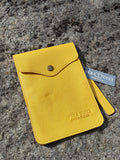 Leather Bag Rita V2 Small Leather Pouch Cross Body Bag - Vera Tucci OriginalsBags YELLOW