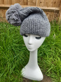 Hat LYDIA - AW21 NEW SPARKLE STRIPES POM POM HAT HL21-C15 - Vera Tucci OriginalsAccessories