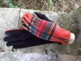 Gloves NICOLERA -AW21 TARTAN CHECK GLOVES XMJ3877 - Vera Tucci OriginalsAccessories ORANGE (RED2) / SM