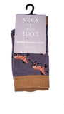 Luxury Women's Bamboo Sock W31 HORSES