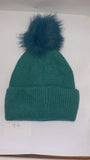 SIMPLE TURN UP ANGORA POM HAT AW23-RMD-94