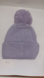 SIMPLE TURN UP ANGORA POM HAT AW23-RMD-94