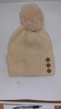 3 BUTTON ANGORA POM HAT AW23-RMD-93