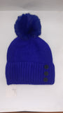 3 BUTTON ANGORA POM HAT AW23-RMD-93