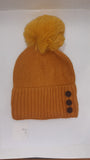 3 BUTTON ANGORA POM HAT AW23-RMD-93