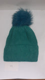 CABLE TURN UP ANGORA POM HAT AW23-RMD-91