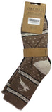 VERA TUCCI LUXURY MEN'S NORDIC REINDEER SCANDI PATTERN 3 PACK WINTER SOCK RMD2403-35-02 MULTI 3 PACK