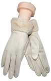 SHEEPSKIN FAUX FUR CUFF GLOVE RMD2403-139