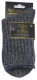 VERA TUCCI LUXURY PLAIN WOMEN'S SOCKS RMD2403-171-05 GREY