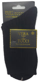 VERA TUCCI LUXURY PLAIN WOMEN'S SOCKS RMD2403-171-01 BLACK