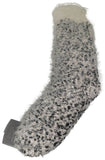 VERA TUCCI LUXURY UNISEX MEN'S WOMEN'S HOUSE SHOE SLIPPER SOCK SNUGGLE UP COSY FOR YOUR FEET SOCK RMD2403-116-01 GREY