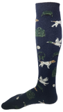 VERA TUCCI LUXURY MENS LONG SOCKS RMD2403-01-07 DOG & DUCK