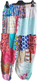 PATCHWORK TROUSERS ASSORTED COLS LADIES SUMMER FASHION