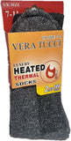 VERA TUCCI LUXURY MEN'S THERMAL WINTER SOCK HIGH TOG RATING GENTS BOYS SOCK RMD2403-34-02 GREY