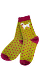 Luxury Women's Bamboo Sock  W27 DOG & SPOTS