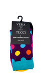 Luxury Men's Bamboo Sock  M9 BIG SPOTS