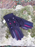 Gloves Babs Suede Feel 6 Button Glove - G07 - Vera Tucci OriginalsAccessories