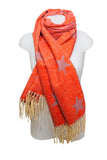 Scarves HELENE REVERSIBLE STAR SCARF - SC5068 - Vera Tucci OriginalsAccessories