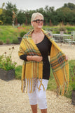 Scarves LORI - THICK WINTER CHECK SCARF RMD202106-04 - Vera Tucci OriginalsAccessories 1 YELLOW