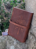 Journal Large Leather Bound Journal Tree of Life Design - Vera Tucci OriginalsVera Tucci Originals UNBOXED