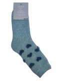 VERA TUCCI HEARTS DESIGN WOMEN'S THERMAL  WINTER SOCKS RMD2305-06-4 NEW FOR AW23!