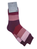 VERA TUCCI STRIPE PATTERN WOMEN'S THERMAL WINTER SOCKS RMD2305-88-05 NEW FOR AW23!