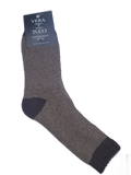 VERA TUCCI BRAUNE KONTRAST-THERMO-WINTERSOCKEN FÜR HERREN RMD2305-10-4 NEU FÜR AW23!