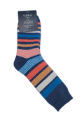 VERA TUCCI STRIPE PATTERN MEN'S THERMAL WINTER SOCKS RMD2305-89-01 NEW FOR AW23!