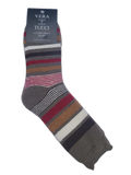 VERA TUCCI STRIPE PATTERN MEN'S THERMAL WINTER SOCKS RMD2305-89-05 NEW FOR AW23!