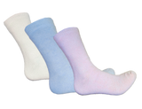 VERA TUCCI LUXURY WOMEN'S 3 PACK PLAIN SOCKS RMD2403-29-01 3 PACK CREAM/PINK/BLUE